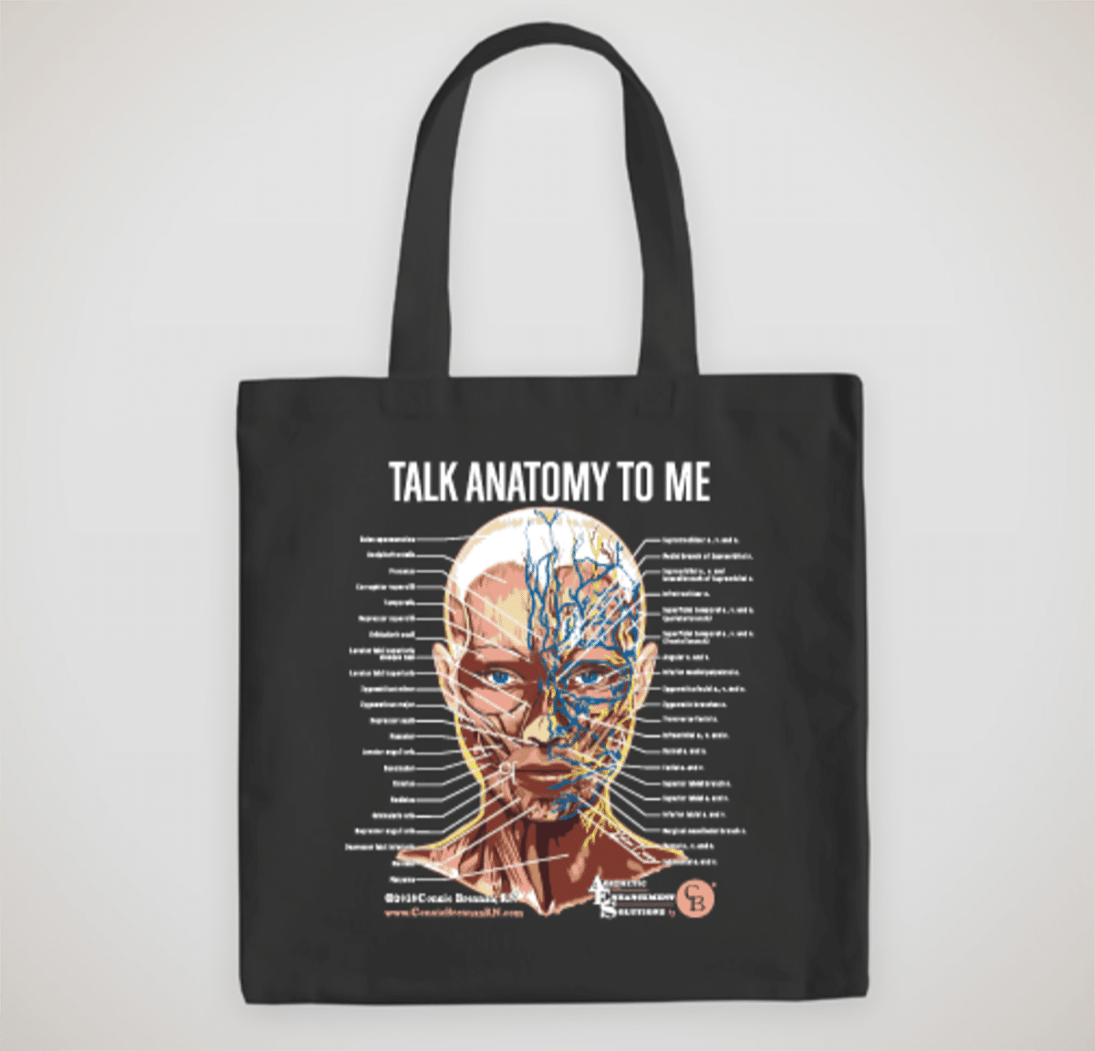 Talk Anatomy To Me Tote Bag From Connie Brennan